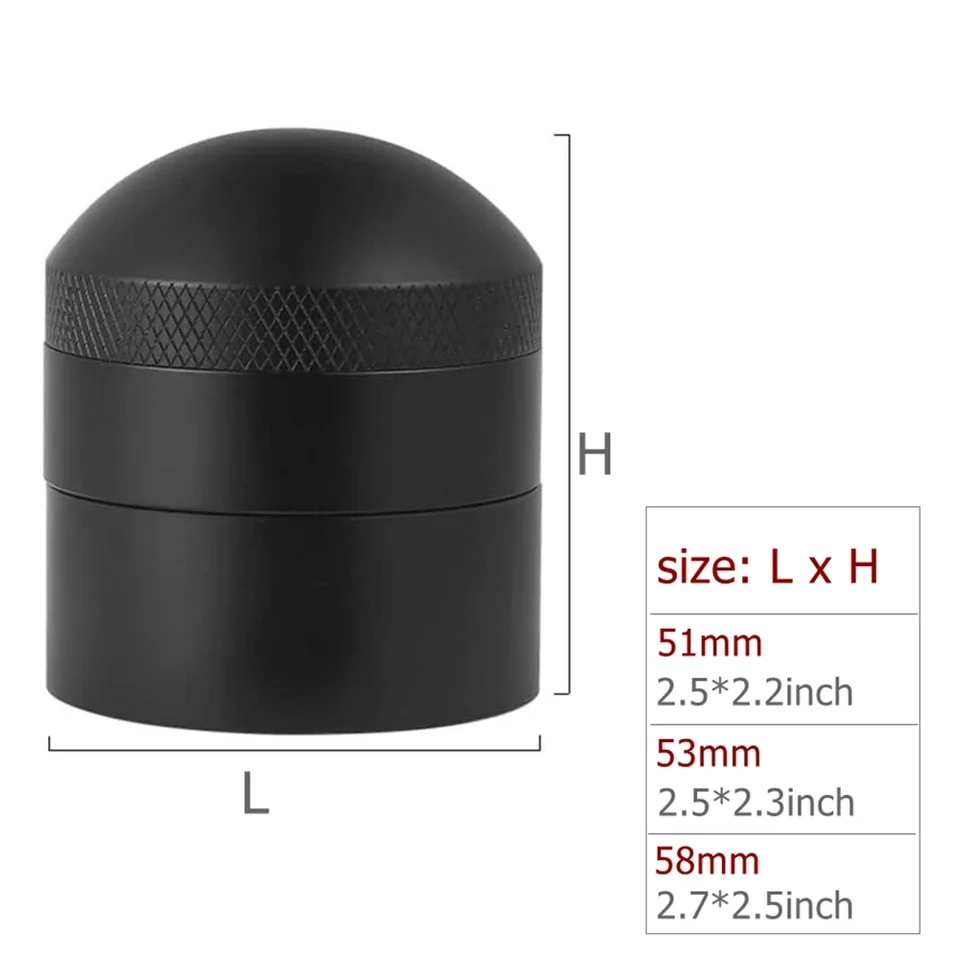 Agitatore Caffè Espresso In Legno E Acciaio - Distributore Polvere, Base Included, 58mm - Foto 2