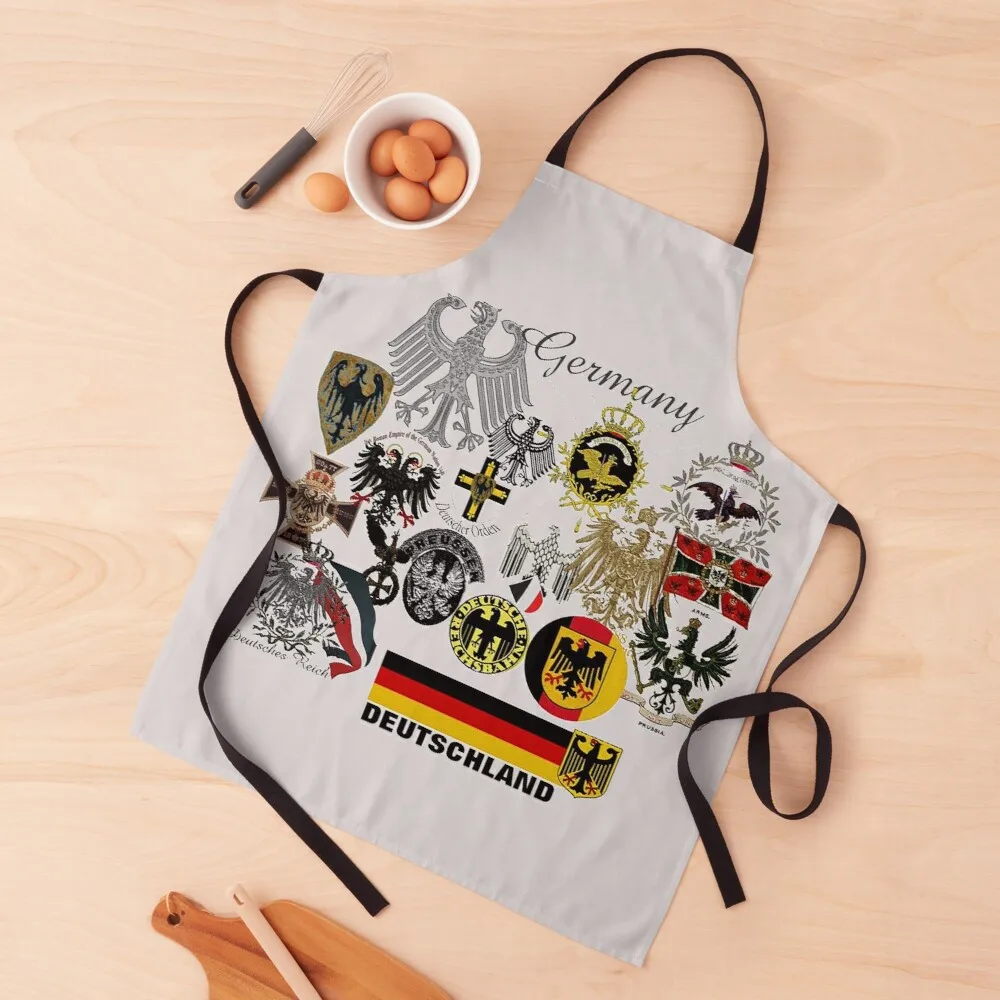 

German Eagles through the Ages..from 800 to 1949 Apron Women kitchen's apron kitchen apron women apron funny