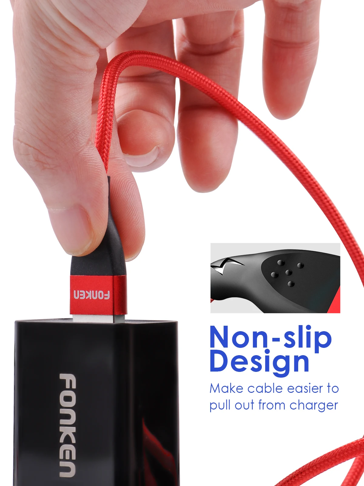 FONKEN Magnetic USB Charging Cable - Quick Charge