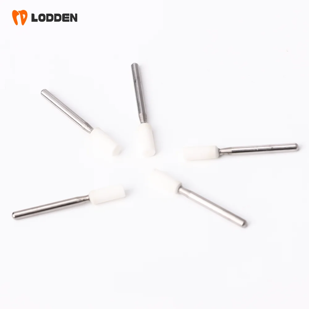 LODDEN 5 Stück Dental-Polierbohrer aus weißem Stein, Kegel-/Flammen-/runde Form, Abriebbohrer, FG zum Polieren, Füllen von Verbundwerkzeugen – Detail 23