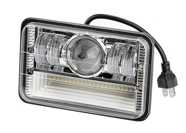 4X6 Inch Rectangular 45W 6000K White LED off-Road Auxiliary Driving  Light/Work Light for Tractors Agriculture Vehicles, Spot Combo Hi Low Beam Focos  LED 4X4 - China Focos LED 4X4, Faros LED 4X4