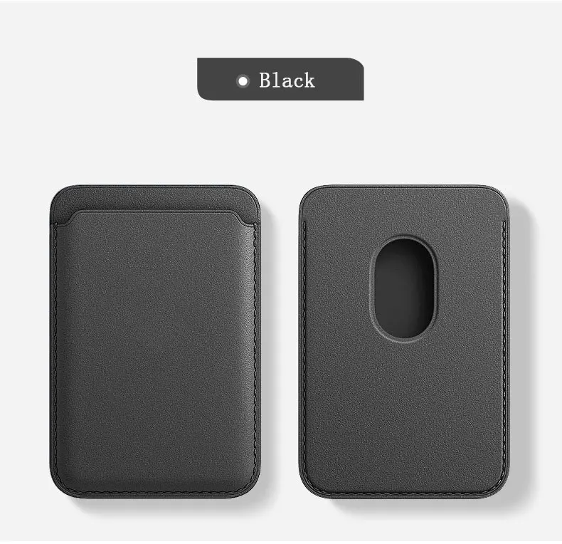 Upgrade Magnetic Leather Wallet Support For MagSafe iPhone 12 Pro Max Case Card Holder Cover On iPhone 13 12Mini Card Slot magsafe charger iphone 12 