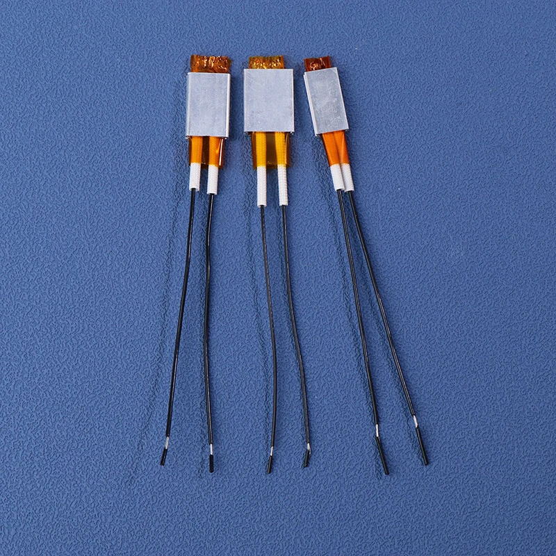 12V 80-220 Degree Thermostat PTC Aluminum Shell Ceramic Heater Element Heating Plate Heat Preservation Antifreeze Dehumidify