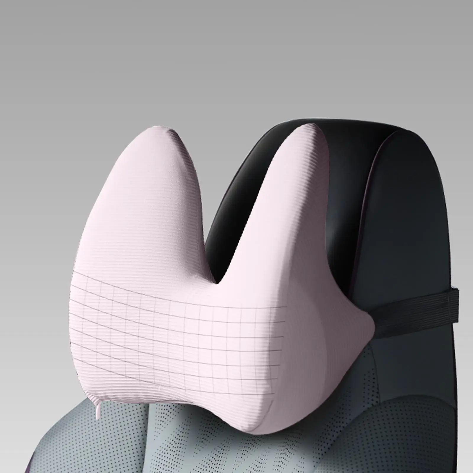 Car Pink Neck Support Pillow Home Office Chairs Driving for Women Ergonomic Breathable Comfortable Neck Cushion Universal
