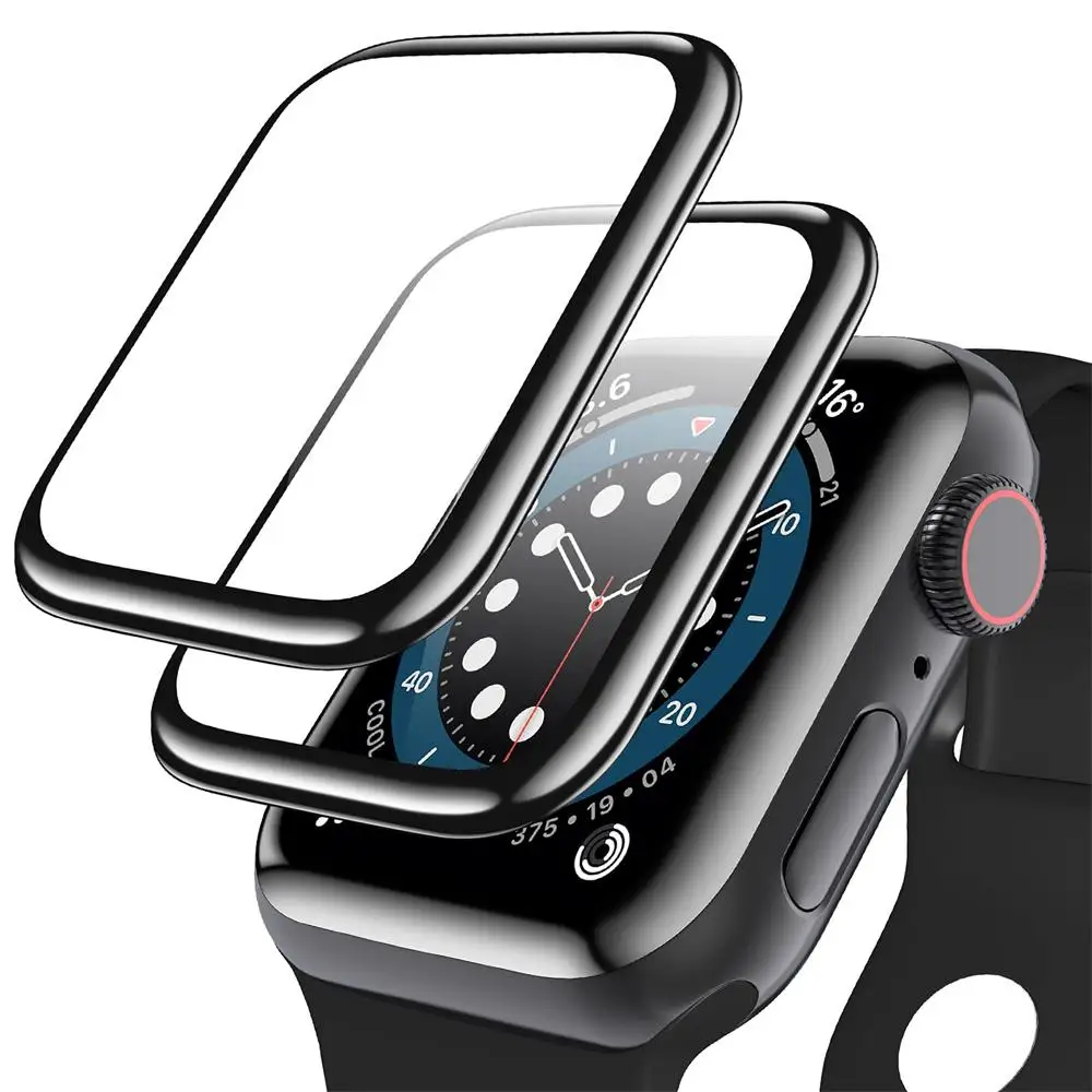 Screen Protector For Apple Watch Series 7 45mm 41mm Accessories Soft