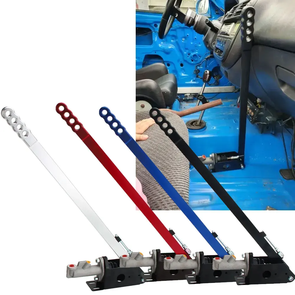 1pc 63cm 범용 유압 핸드 브레이크 롱 수직 하이드로 핸드 브레이크 E-브레이크 드리프트 레이싱 ForHonda Toyota VW 스포츠 & 튜너 자동차