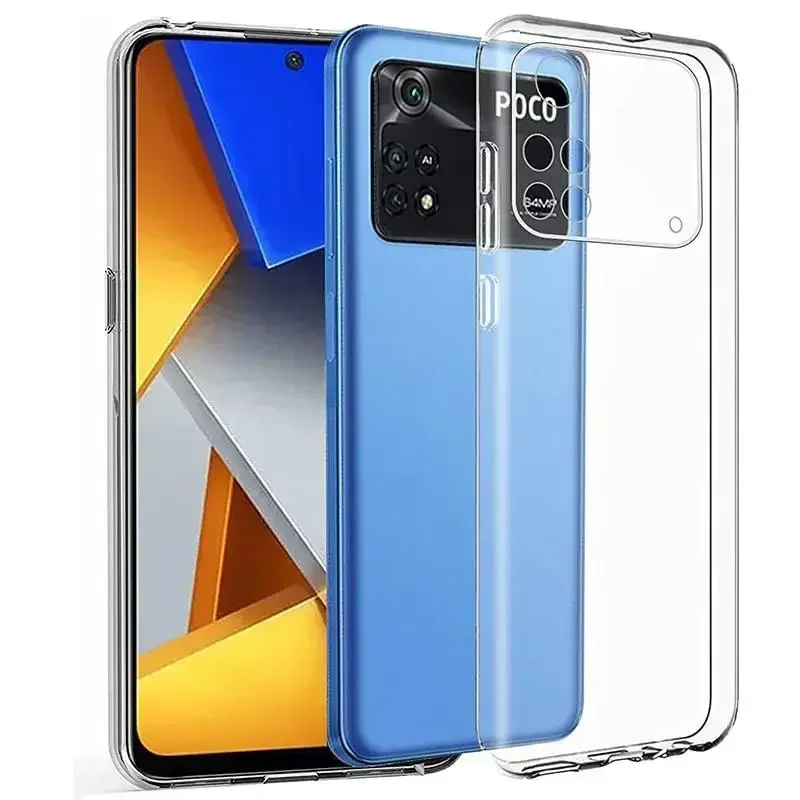 

Ultra Thin Case For Xiaomi POCO M5 M4 M3 X5 X4 X3 NFC F5 F4 F3 F2 Pro GT Cover Transparent Shockproof POCO M2 Shell Coque Fundas