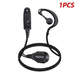 Professional Walkie Talkie Earpiece Headset with PTT Microphone (1PCS)