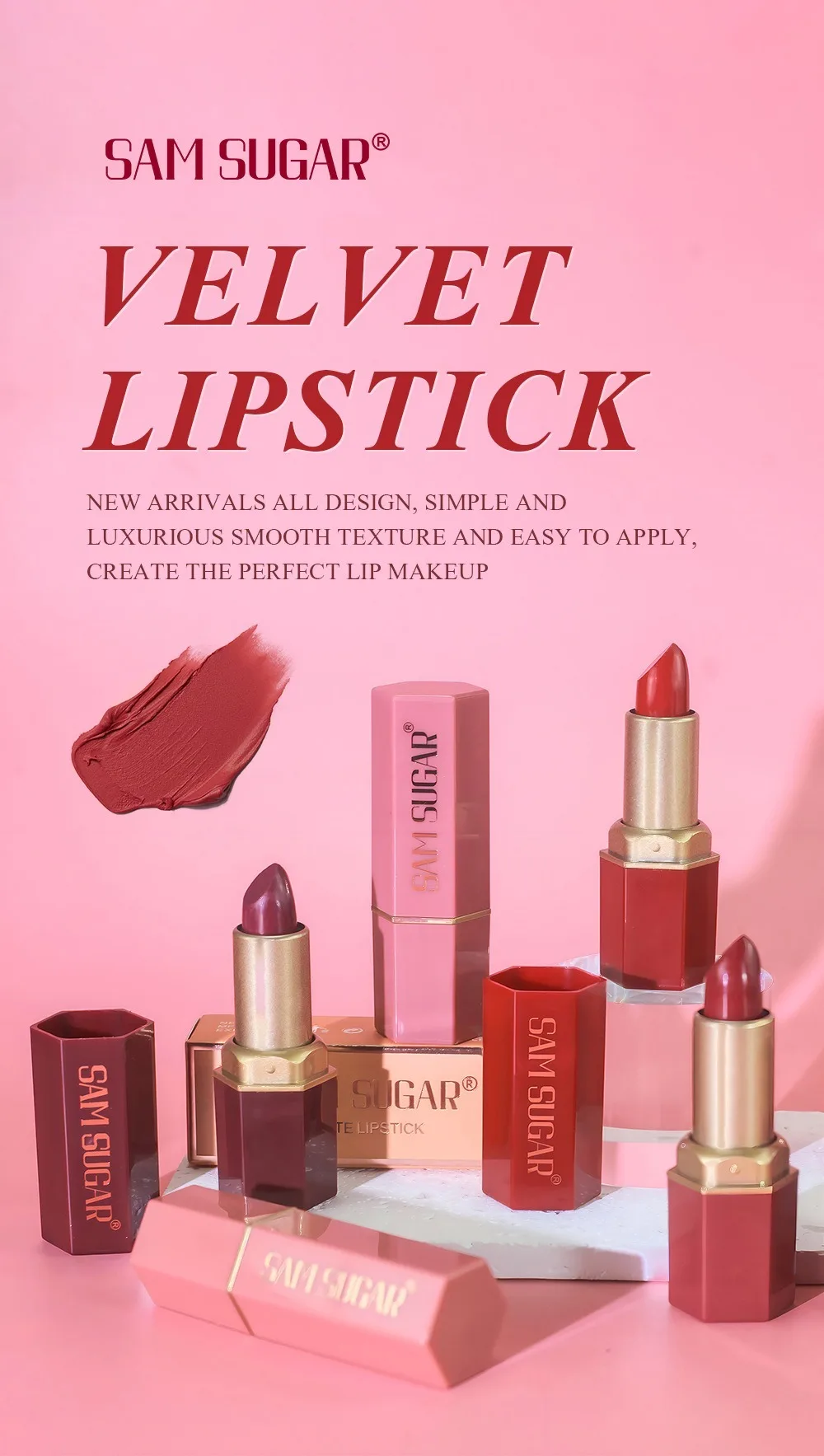 Long Lasting Metallic Lipstick Shiny Glitter Sparkling Lip Gloss_voghion.com