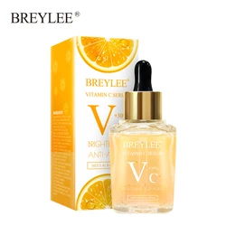 BREYLEE Vitamin C Serum 40ml Whitening Face Skin Care Dark Spots Repair Hyaluronic Acid Moisturizing Anti Aging Facial Essence