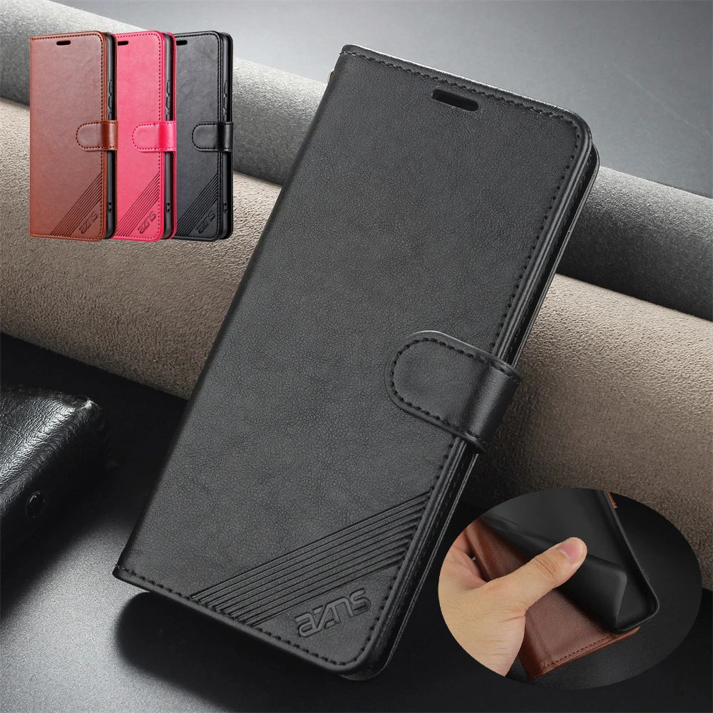 

Чехол-книжка из искусственной кожи для Vivo Y35 Plus