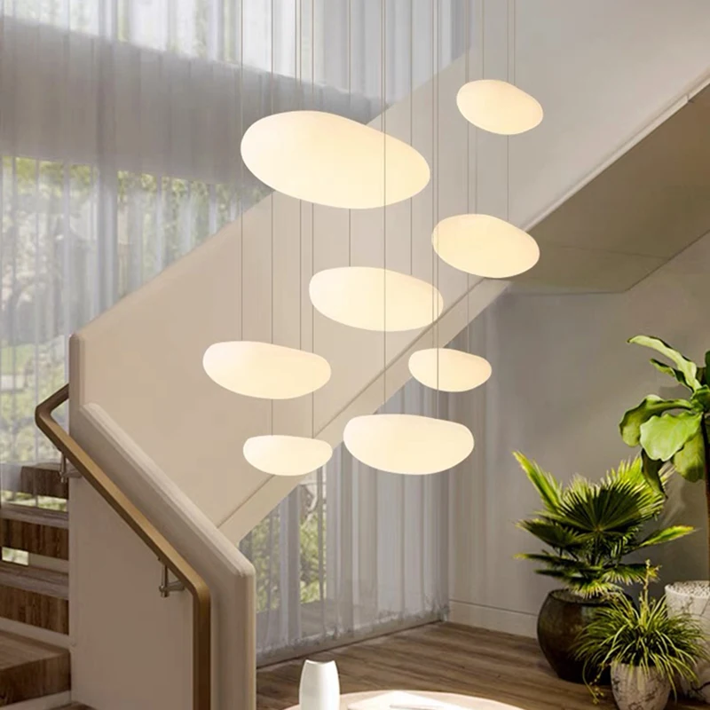 Nordic home decoration, stair chandelier, living room bedroom and dining room Pendant lights, ceiling light, indoor lighti