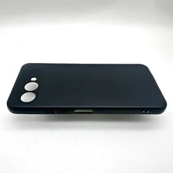Matte Frosted Black Silicone Protective Phone Case for T - Mobile Revvl 8 5G (Black)