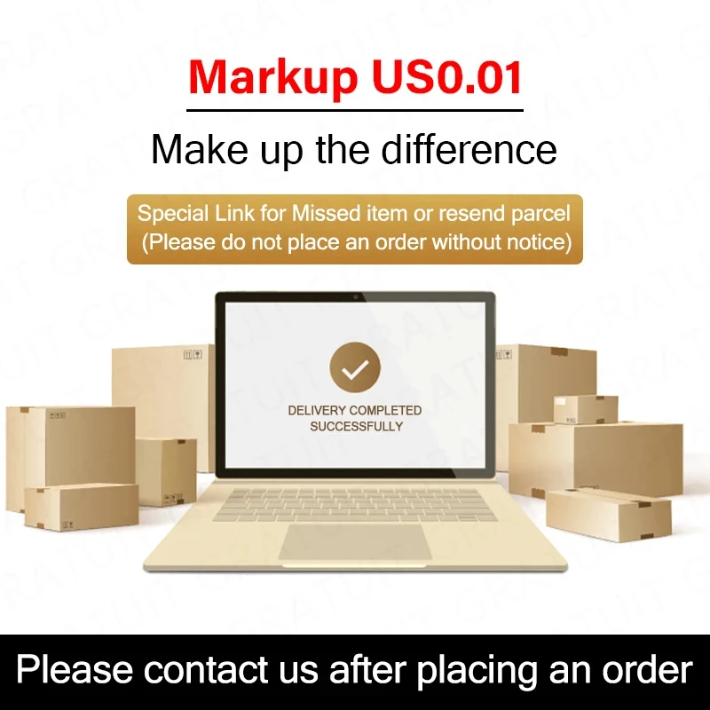 

Special Fee US 0.01 Make Up The Difference Special Link For Missed Item Or Resend Parcel (Do Not Pay If We Do Not Tell You)