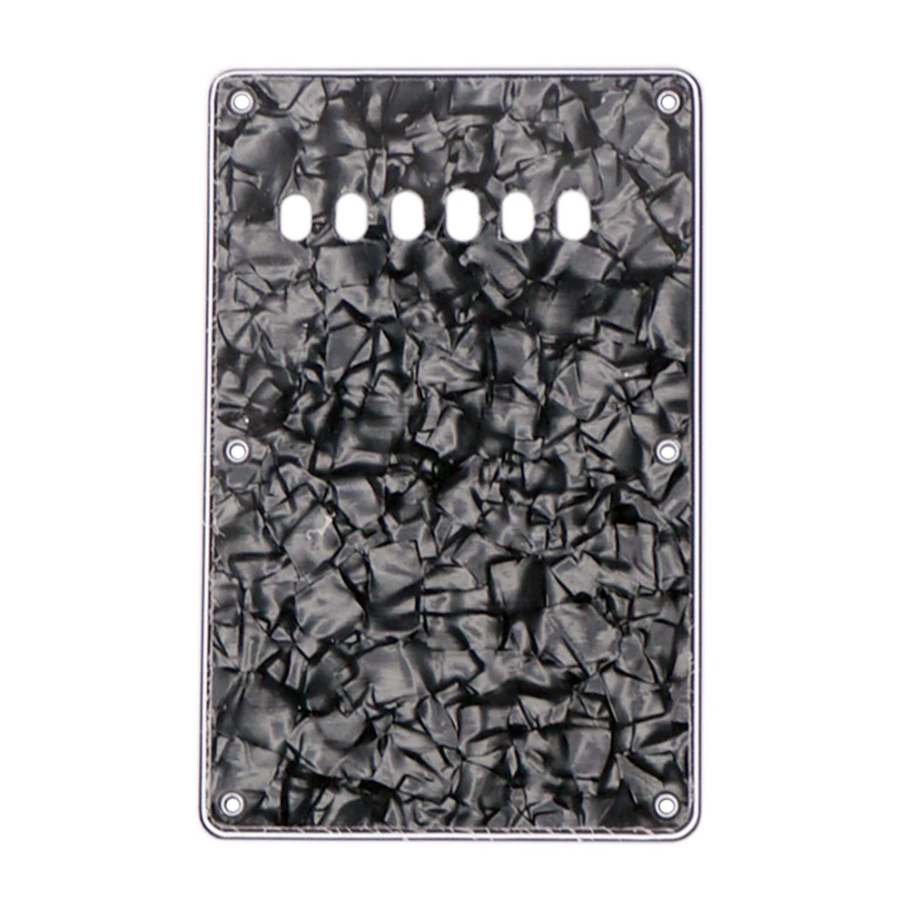 Фото 6 отверстий 3 plys Tremolo полость/Задняя панель из ПВХ целлюлоидные музыкальные детали для электрогитары SQ №1