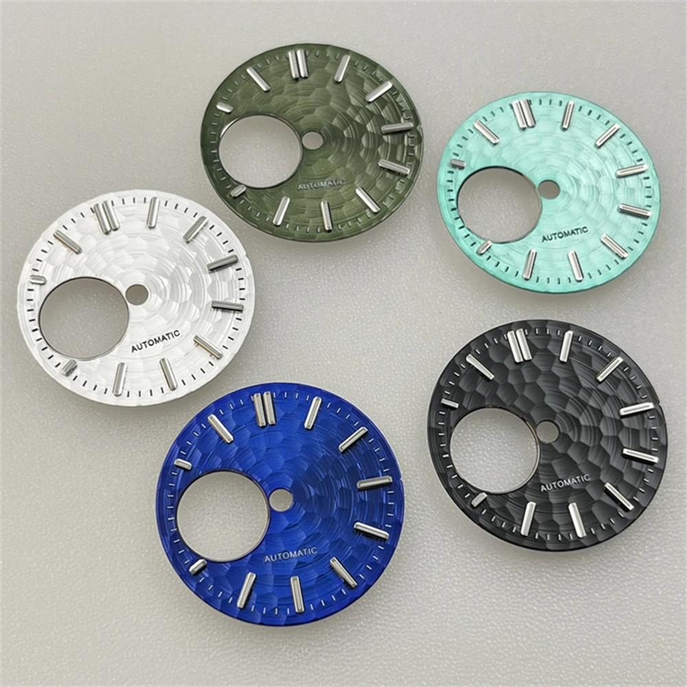 NH34 Dial 28.5MM Green Luminous Watch Dial For NH34 NH38 Movement Mechanical Watch Accessories watch dial accessories watch face accessories