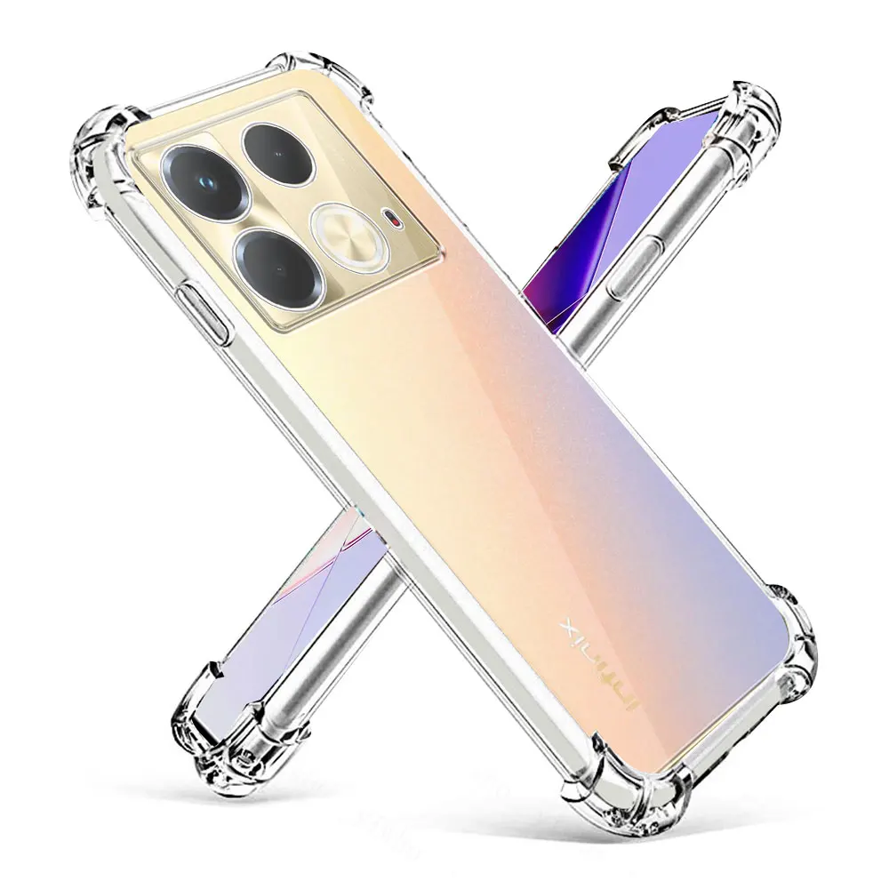 Clear Shockproof Silicone Soft Phone Case Cover