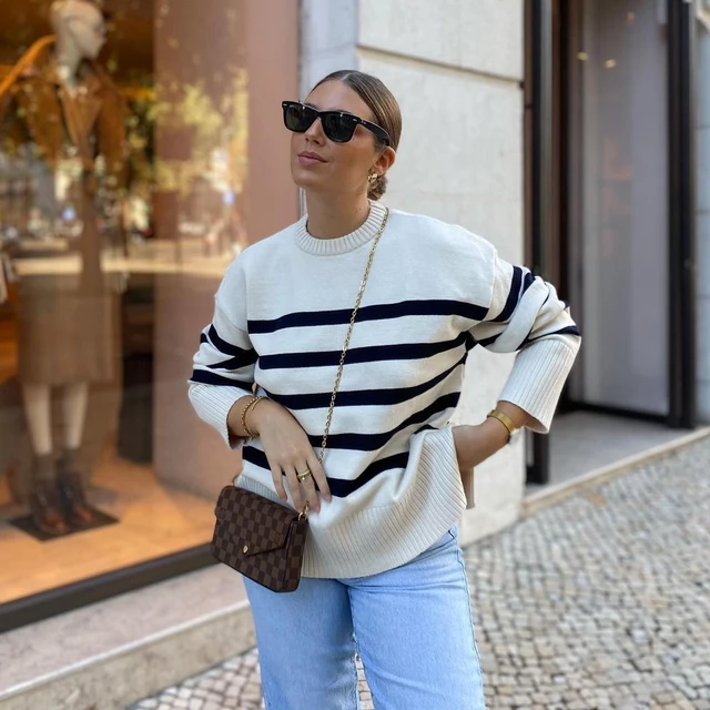 Oversized Striped Pullover: The Epitome of Comfort and Style