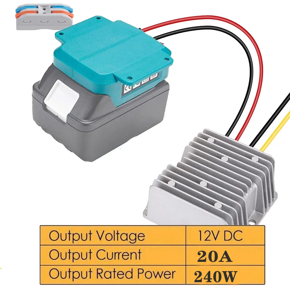 Makita 18V 리튬 이온 배터리 용 DC 18V  DC 12V 20A 240W 스텝..