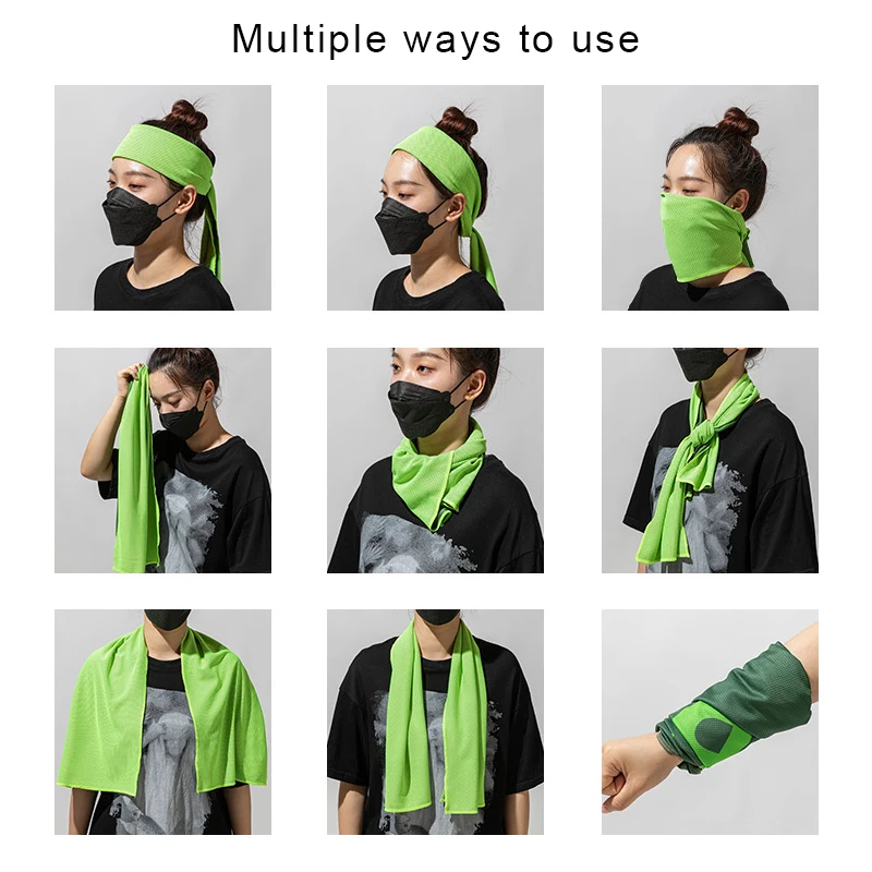 Cooling Towels Microfibe Towel Summer Scarf Gym Swimming Running Sweatband Outdoor Sports Towel