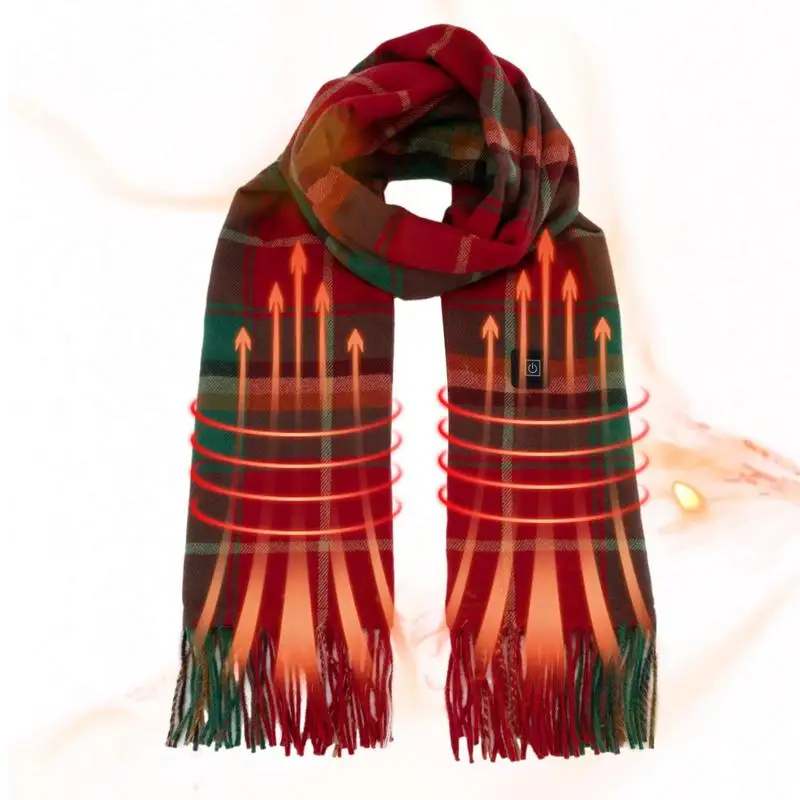 

Heated Scarf Rechargeable Temperature Adjustable Fashionable Scarves Women's Fashion For School Shopping Work Traveling Dating