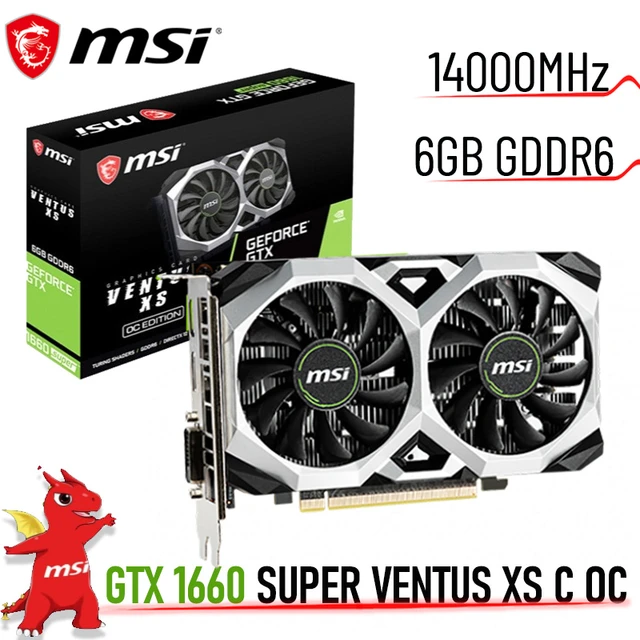 マイニングビデオカード,gddr6,msi force gtx 1660,Super Vocus xs cグラフィックスカード,hdcp gtx  1660,ゲーム,新しい