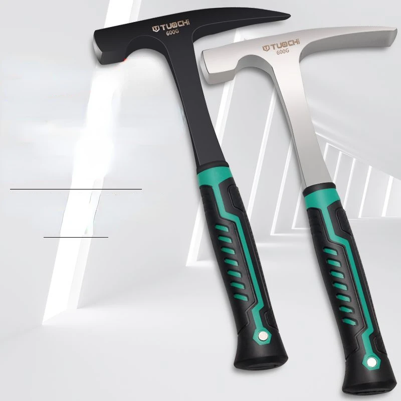 Mud hammer, geological hammer, professional exploration pointed flat head, professional geological and mining tools
