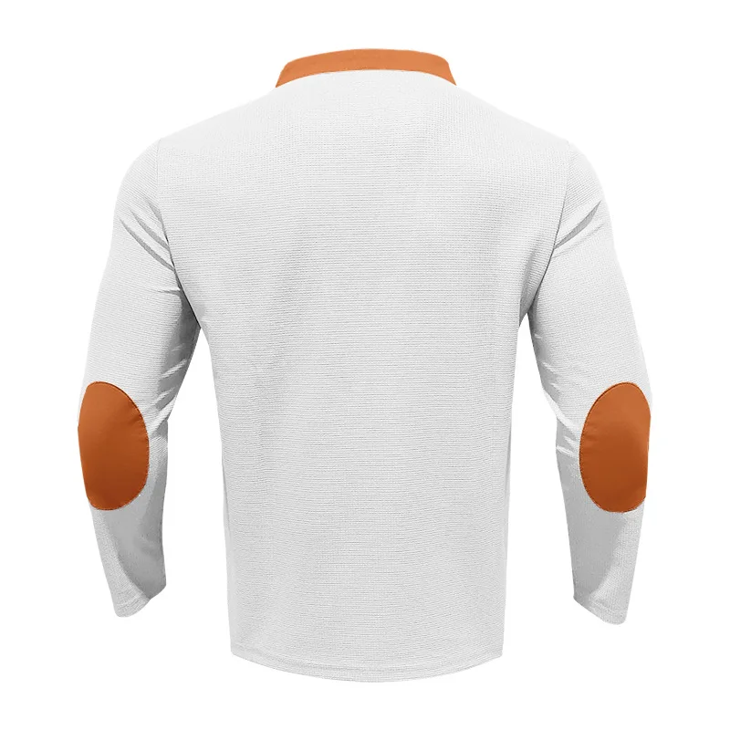 Men's waffle texture T-shirt detail view