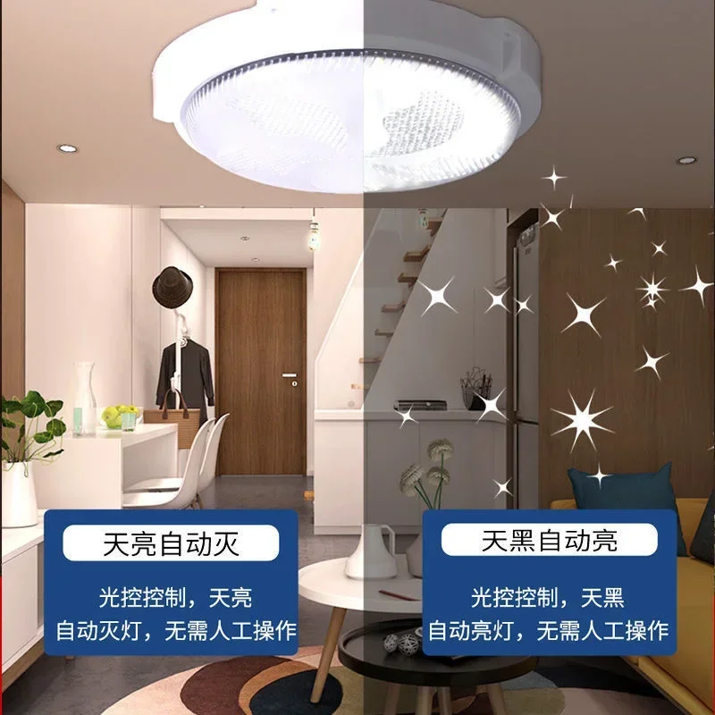 태양광 가정용 실내 천장 조명, 시골, 매우 밝은 고출력 빌라 발코니 복도, 거실, 정원 조명