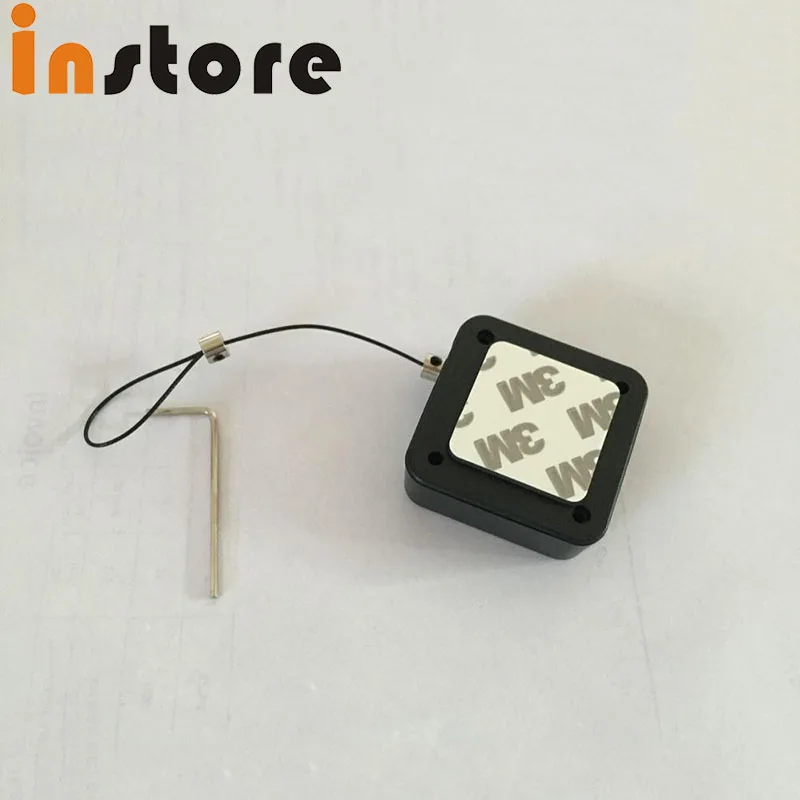 Security Steel Cable Retractable Anti-theft Pull Box Recoil For Mobile,Glasses,ring,Mobile Phone 50 pcs