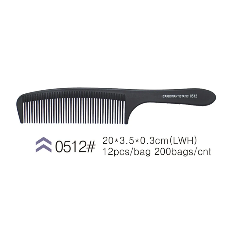 멀티 스타일 블랙 카본 헤어 빗 엉킨 머리 스트레이트 정전기 방지 헤어 브러쉬 소녀 포니테일 프로 살롱 헤어 스타일링