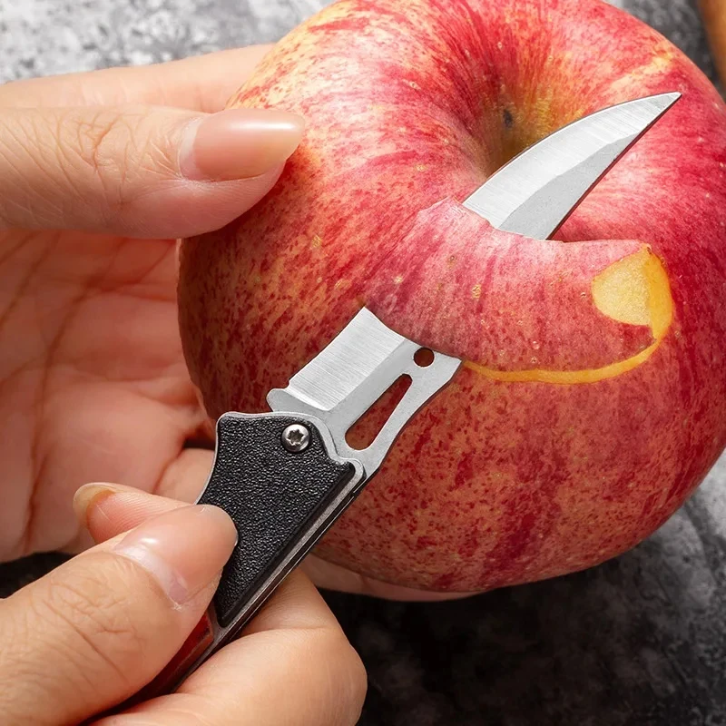 Compact Folding Knife Durable Stainless Steel Blade Multi-functional Survival Camping Tool
