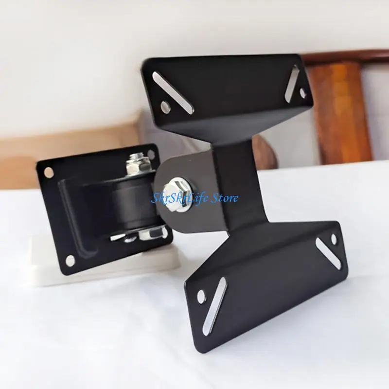 E65E 1424인치 LED 및 모니터 스탠드용 보안 벽 장착 브래킷은 최적의 시청을 위해 180° 기울기 회전 기능을 제공합니다.