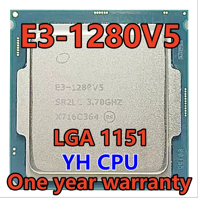 

E3-1280 v5 E3-1280V5 E3 1280v5 E3 1280 v5 SR2CL 3.7 GHz Quad-Core Eight-Thread CPU Processor 80W LGA 1151