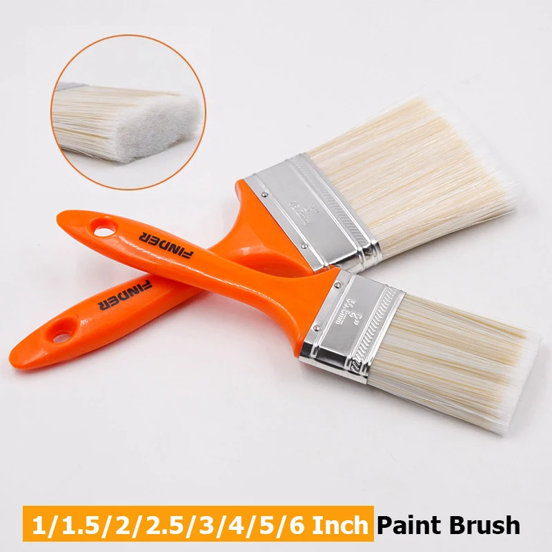 Paint Brush for Wall and Furniture 1/1.5/2/2.5/3/4/5/6Inch wall painting brush trimming paint brush paint roller brush