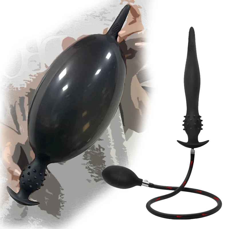 Erweitern Sie den aufblasbaren Analplug, wasserdichtes Gesäß, Sexspielzeug, weiches Silikon, ButtPlug, Analdilatator, Anus-Extender-Massagegerät