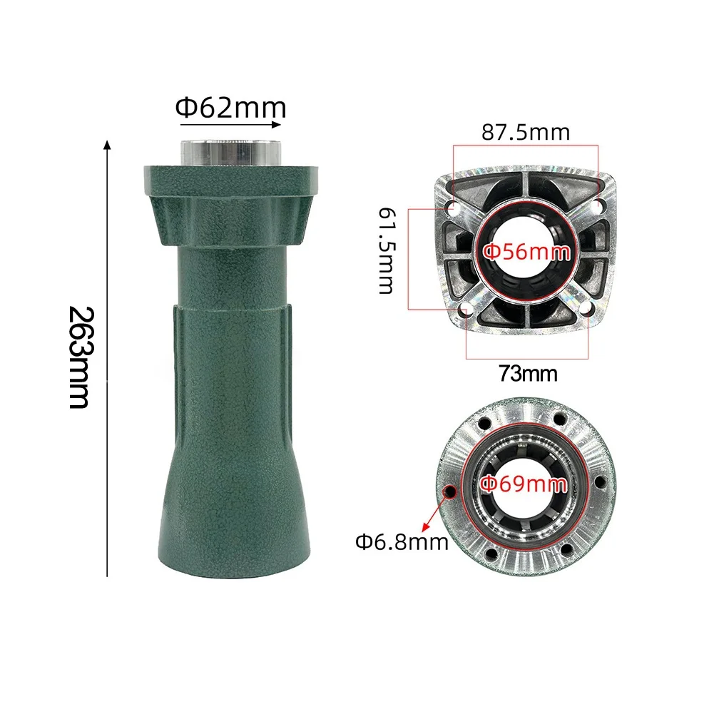 전기 픽 부품 실린더 하우징 도구 유지 관리 사용하기 쉬움 무작위 색상 단일 조각 금속 구조