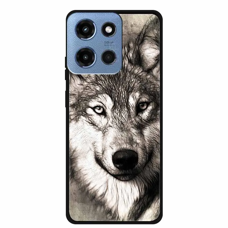 Animal Design Soft Silicone TPU Protective Phone Case - Shockproof Back Cover