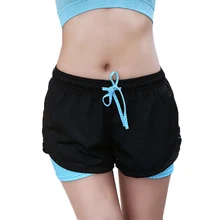  Fitness Sports Runing Shorts Women Yoga Shorts Push Hips Sexy Middle Waisted Gym Fitness Elastic Quick Dry Running Shorts 
