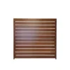 Factory Direct UV-Resistant Plastic Garden Fence Moden Design Aluminium Posts Fencing Trellis & Gates Outdoor Fence Panel 2