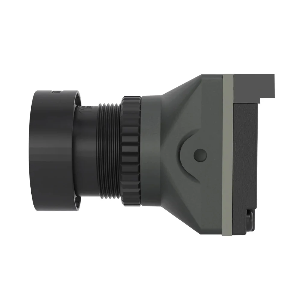 Vue de côté de la Caméra FPV Caddx Ratel Pro montrant son format compact.