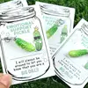 Funny Pickle Keychain Emotional Support Resin Lucky Cucumber Keyring Bag Pendant Miniature Food Pickle Keyring Decoration With 5