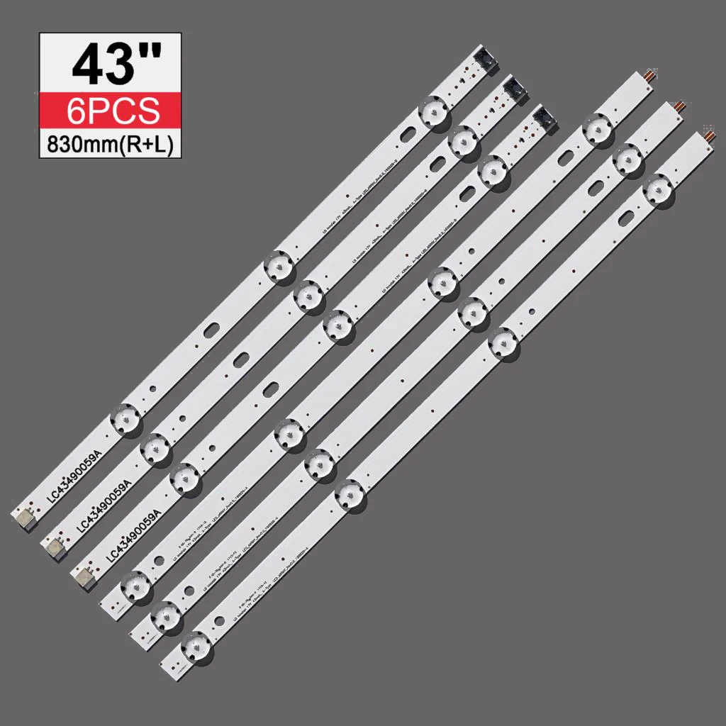 LED-Backlight-strip-forLC43490063-LIG-43UJ634V-43LJ61-FHD-L-LC43490059A ...