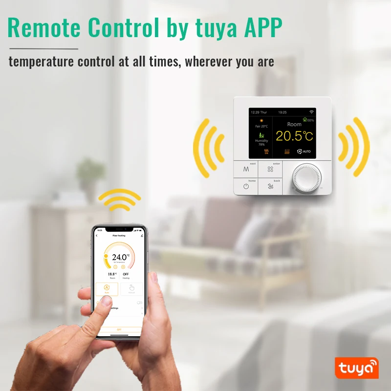 Tuya WIFI Thermostat Electric/Water/Gas Boiler Floor Heating