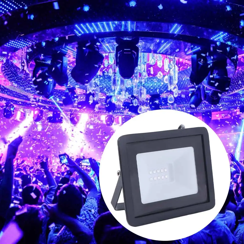 항균 5V USB UV LED 투광등 10W 395nm UVA 투광등 고출력 방수 UV 형광등 분위기 조명