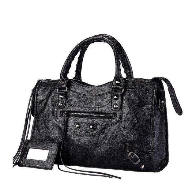 City Motorcycle Shoulder Bag Tote Bag for Women Luxury Designer 2025 Autumn and Winter handbag crossbody Large Capacity 1
