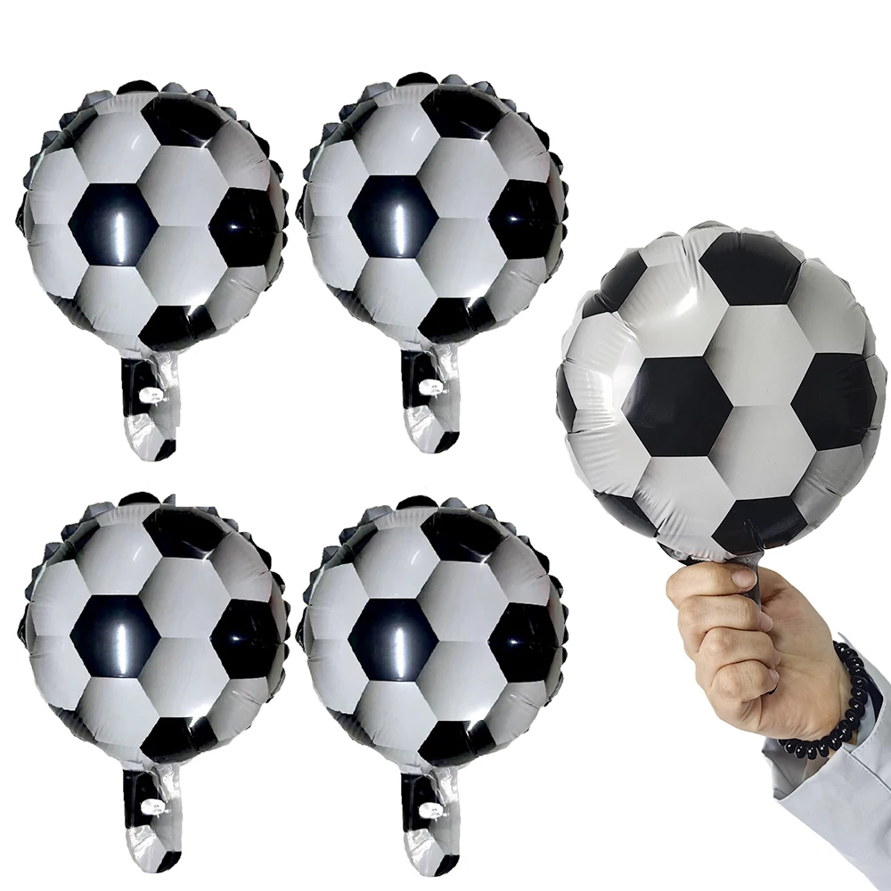 5-50 stücke Mini Fußball Ballons Fußball Motto Party Dekorationen Folie Fußball Ballons Für Geburtstag Sport Party Dekoration
