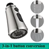 1/2PCS Kitchen Faucet Extender Sprayer Nozzle 3 Modes ABS Water Saving Bathroom Basin Sink Shower Spray Head for 1/2" Connection 1