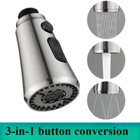 1/2PCS Kitchen Faucet Extender Sprayer Nozzle 3 Modes ABS Water Saving Bathroom Basin Sink Shower Spray Head for 1/2" Connection 1