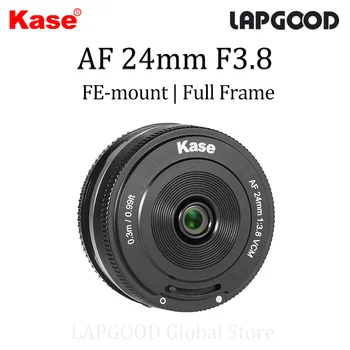 Obiettivo Kase 24mm F3.8 FE Full Frame Autofocus Pancake, compatto e leggero (60g) con motore VCM per Sony FE-mount